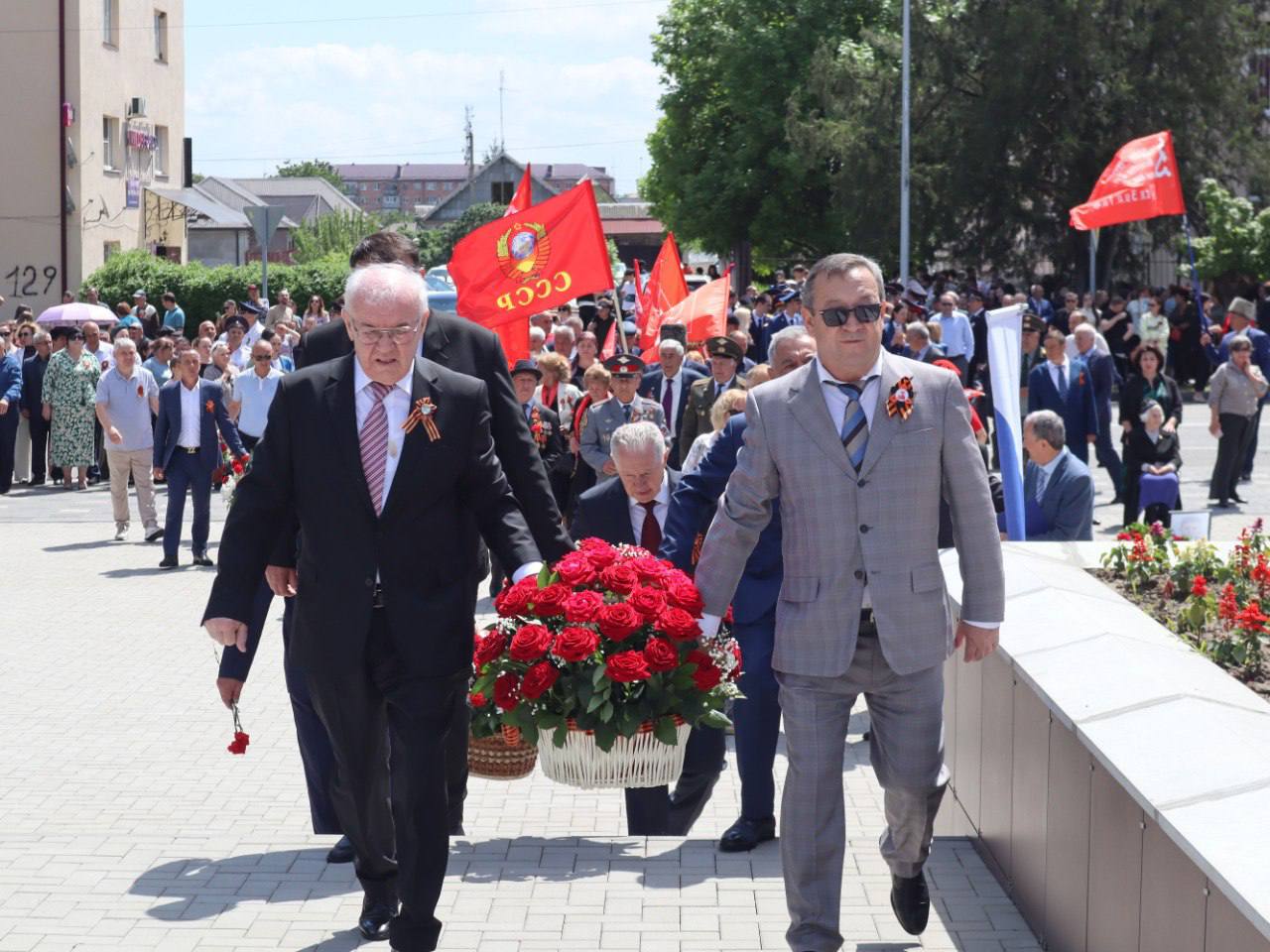 В г. Нарткала прошла торжественная церемония возложения