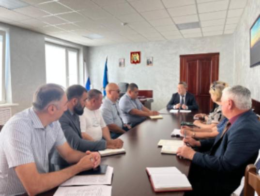 В  Урванский район прибыла делегация специалистов из Херсонской области. 