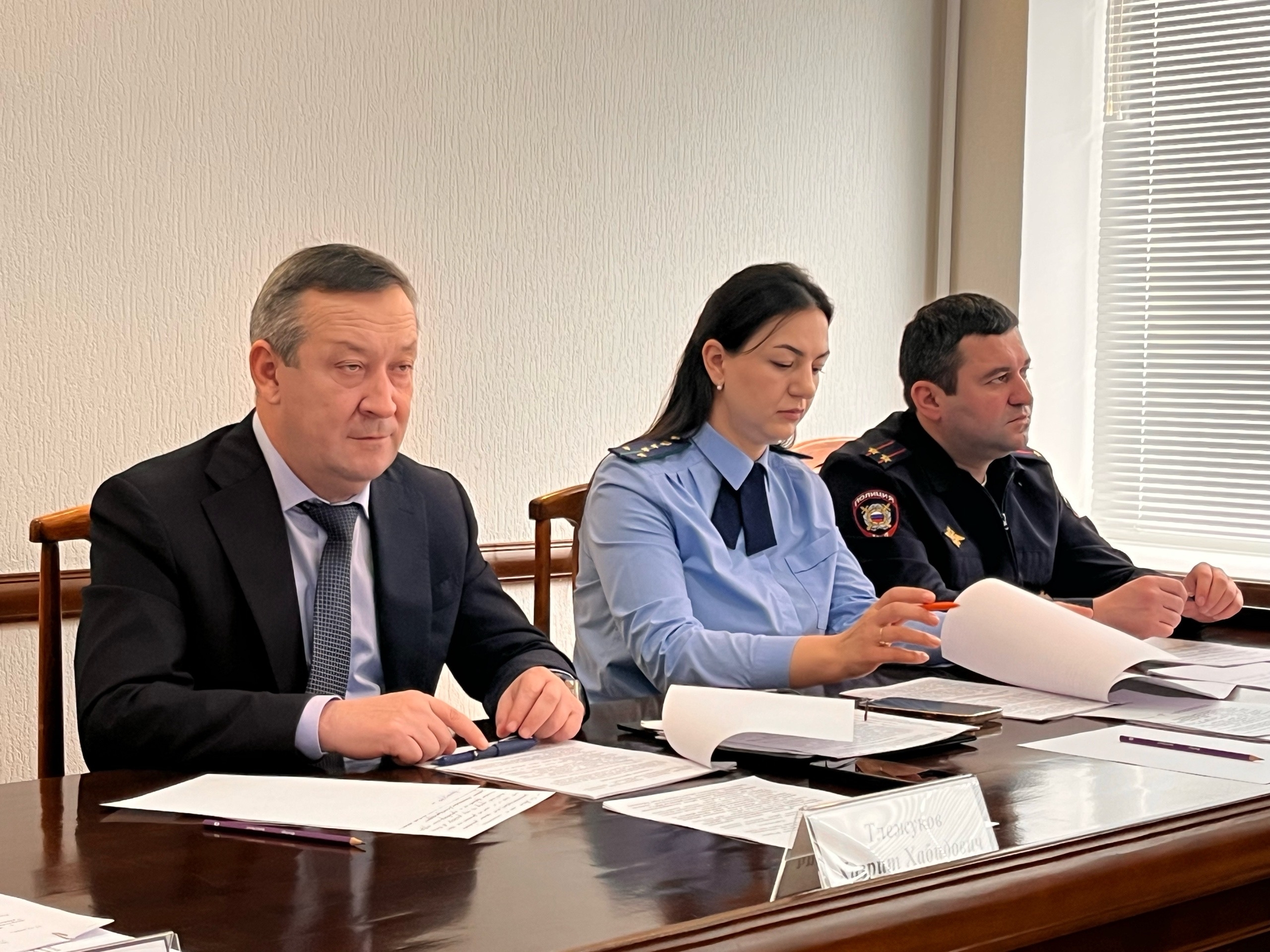 Заседание Антитеррористической комиссии Урванского муниципального района
