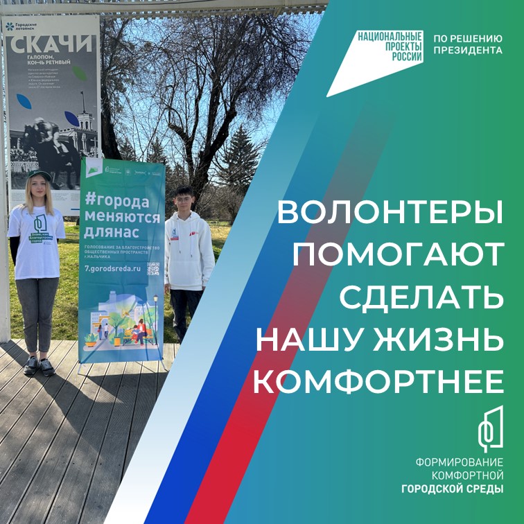 Около 1,5 тысяч волонтеров помогают жителям республики проголосовать за объекты благоустройства